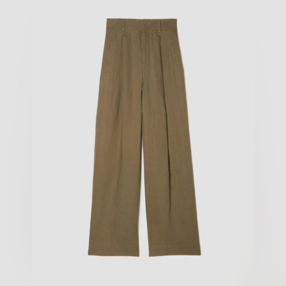 Everlane Linen Way High Drape Pant Size 4